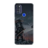 Kılıfland Reeder Max Pro ile Uyumlu Telefon Kılıfı, Desenli Baskılı, Warrior Figür, Silikon, Siyah