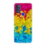 Kılıfland Reeder Max Pro ile Uyumlu Telefon Kılıfı, Desenli Baskılı Yapraklar, Silikon, Renkli