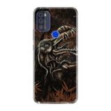 Kılıfland Reeder Max Pro ile Uyumlu Telefon Kılıfı, Jurassic Figür Desenli, Silikon, Siyah