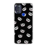 Kılıfland Reeder Max Pro ile Uyumlu Telefon Kılıfı, Panda Desenli, Silikon, Siyah
