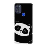 Kılıfland Reeder Max Pro ile Uyumlu Telefon Kılıfı, Panda Figürlü Baskılı, Silikon, Siyah