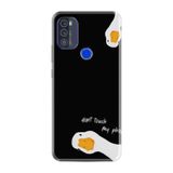 Kılıfland Reeder Max Pro ile Uyumlu Telefon Kılıfı, Silikon, Desenli Baskılı, Duck Figür, Siyah
