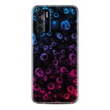 Kılıfland Reeder P13 Blue 2021 ile Uyumlu Telefon Kılıfı, Desenli Baskılı, Color Bubbles, Silikon