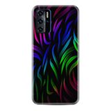 Kılıfland Reeder P13 Blue 2021 ile Uyumlu Telefon Kılıfı, Desenli Baskılı, Color Lines, Silikon, Renkli
