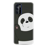 Kılıfland Reeder P13 Blue 2021 ile Uyumlu Telefon Kılıfı, Desenli Baskılı, Hello Panda Figürlü, Silikon