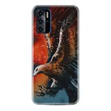 Kılıfland Reeder P13 Blue 2021 ile Uyumlu Telefon Kılıfı, Desenli Baskılı, Kartal Figürü, Silikon, Çok Renkli
