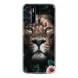 Kılıfland Reeder P13 Blue 2021 ile Uyumlu Telefon Kılıfı, Desenli Baskılı, Leon Flowers Figür, Silikon, Renkli