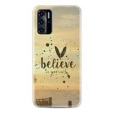 Kılıfland Reeder P13 Blue 2021 ile Uyumlu Telefon Kılıfı, Desenli Baskılı, Silikon, Believe In Yourself, Sarı