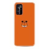 Kılıfland Reeder P13 Blue 2021 ile Uyumlu Telefon Kılıfı, Garfi Figürlü Baskılı, Silikon, Turuncu