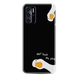 Kılıfland Reeder P13 Blue 2021 ile Uyumlu Telefon Kılıfı, Silikon, Desenli Baskılı, Dont Touch Duck Figürlü, Siyah