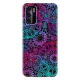 Kılıfland Reeder P13 Blue 2022 ile Uyumlu Telefon Kılıfı, Silikon, Renkli Mandala Desenli, Baskılı
