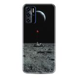 Kılıfland Reeder P13 Blue ile Uyumlu Telefon Kılıfı, Desenli Baskılı, Astronot Red Balon Figür, Silikon