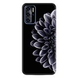 Kılıfland Reeder P13 Blue ile Uyumlu Telefon Kılıfı, Desenli Baskılı, Çiçek Figürü, Siyah