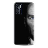 Kılıfland Reeder P13 Blue ile Uyumlu Telefon Kılıfı, Desenli Baskılı, Portre Figür, Silikon, Siyah