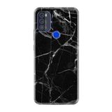 kilifland Reeder P13 Blue Max Pro 2021 ile Uyumlu Kılıf Desenli Silikon Boyun Askılı Fragile Black Mermer 1378