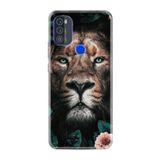kilifland Reeder P13 Blue Max Pro 2021 ile Uyumlu Kılıf Desenli Silikon Boyun Askılı Leon Flowers 1307