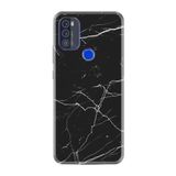 kilifland Reeder P13 Blue Max Pro 2021 ile Uyumlu Kılıf Desenli Silikon Boyun Askılı Siyah Mermer 1299