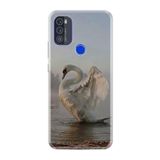 kilifland Reeder P13 Blue Max Pro 2021 ile Uyumlu Kılıf Desenli Silikon Boyun Askılı Swan 1343