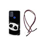 kilifland Reeder P13 Blue Max Pro 2021 ile Uyumlu Kılıf Rasta Ipli Boyun Askılı Desenli Life Silikon Bay Bay Panda 1784