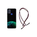 kilifland Reeder P13 Blue Max Pro 2021 ile Uyumlu Kılıf Rasta Ipli Boyun Askılı Desenli Life Silikon Green World 2 1865