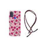 kilifland Reeder P13 Blue Max Pro 2021 ile Uyumlu Kılıf Rasta Ipli Boyun Askılı Desenli Life Silikon Heart Lollipop 1414
