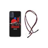 kilifland Reeder P13 Blue Max Pro 2021 ile Uyumlu Kılıf Rasta Ipli Boyun Askılı Desenli Life Silikon Hooligan 1636