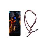 kilifland Reeder P13 Blue Max Pro 2021 ile Uyumlu Kılıf Rasta Ipli Boyun Askılı Desenli Life Silikon Karga 1616