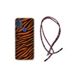 kilifland Reeder P13 Blue Max Pro 2021 ile Uyumlu Kılıf Rasta Ipli Boyun Askılı Desenli Life Silikon Leopar Yeni 1676
