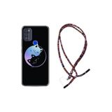kilifland Reeder P13 Blue Max Pro 2021 ile Uyumlu Kılıf Rasta Ipli Boyun Askılı Desenli Life Silikon Love Cats 1604