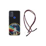 kilifland Reeder P13 Blue Max Pro 2021 ile Uyumlu Kılıf Rasta Ipli Boyun Askılı Desenli Life Silikon Nasa 1326