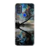 kilifland Reeder P13 Blue Max Pro 2021 ile Uyumlu Kılıf Resimli Desenli Silikon Boyun Askılı Dream World 1839