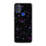 kilifland Reeder P13 Blue Max Pro 2021 ile Uyumlu Kılıf Resimli Desenli Silikon Boyun Askılı Galaxy Yunus Göz 1860