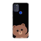 kilifland Reeder P13 Blue Max Pro 2021 ile Uyumlu Kılıf Resimli Desenli Silikon Boyun Askılı Hello Bear 1905