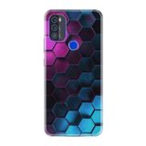 kilifland Reeder P13 Blue Max Pro 2021 ile Uyumlu Kılıf Resimli Desenli Silikon Boyun Askılı Petek 1825