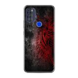kilifland Reeder P13 Blue Max Pro 2021 ile Uyumlu Kılıf Silikon Desen Boyun Askılı Color Wolf 1704