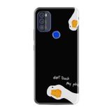 kilifland Reeder P13 Blue Max Pro 2021 ile Uyumlu Kılıf Silikon Desen Boyun Askılı Dont Touch Duck 1655