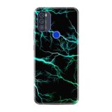 kilifland Reeder P13 Blue Max Pro 2021 ile Uyumlu Kılıf Silikon Desen Boyun Askılı Green Thunder 1693