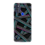 kilifland Reeder P13 Blue Max Pro 2021 ile Uyumlu Kılıf Silikon Desen Boyun Askılı Gri Zigzag 1706