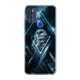 kilifland Reeder P13 Blue Max Pro 2021 ile Uyumlu Kılıf Silikon Desen Boyun Askılı Old Owl 1649