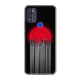 kilifland Reeder P13 Blue Max Pro 2021 ile Uyumlu Kılıf Silikon Desen Boyun Askılı Red City 1707