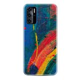 kilifland Reeder P13 Blue Max Pro 2021 ile Uyumlu Kılıf Silikon Desen Boyun Askılı Ressam Sulu Boya 1600