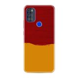 kilifland Reeder P13 Blue Max Pro 2021 ile Uyumlu Kılıf Silikon Desen Boyun Askılı Sarı Kırmızı Boya 1708