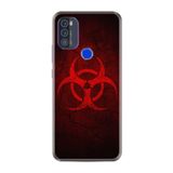 kilifland Reeder P13 Blue Max Pro 2021 ile Uyumlu Kılıf Silikon Desen Boyun Askılı Virus 1654