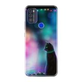 kilifland Reeder P13 Blue Max Pro 2021 ile Uyumlu Kılıf Silikon Desen Boyun Askılı Window Cat 1787