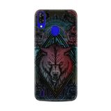 kilifland Reeder P13 Blue Max Pro 2021 ile Uyumlu Kılıf Silikon Desen Boyun Askılı Wolf 1658