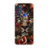 kilifland Reeder P13 Blue Max Pro 256gb ile Uyumlu Kılıf Desenli Silikon Boyun Askılı Flowers Baby Tiger 1336