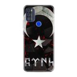 kilifland Reeder P13 Blue Max Pro 256gb ile Uyumlu Kılıf Desenli Silikon Boyun Askılı Göktürk 1394