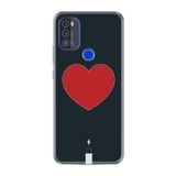 kilifland Reeder P13 Blue Max Pro 256gb ile Uyumlu Kılıf Desenli Silikon Boyun Askılı Mavi Mermer 1297