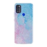 kilifland Reeder P13 Blue Max Pro 256gb ile Uyumlu Kılıf Desenli Silikon Boyun Askılı Pink Blue Abstract 1385