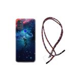 kilifland Reeder P13 Blue Max Pro 256gb ile Uyumlu Kılıf Rasta Ipli Boyun Askılı Desenli Life Silikon Deep Woman 1844